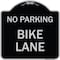 Signmission No Parking Bike Lane Heavy-Gauge Aluminum Architectural Sign, 18" x 18", BS-1818-23629 A-DES-BS-1818-23629 - alternate 1